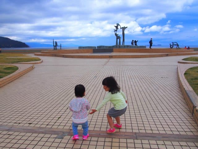 甥と姪と娘と私。