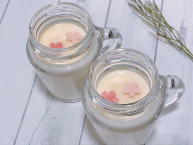 さくらんぼハニーの とろーりミルクプリン