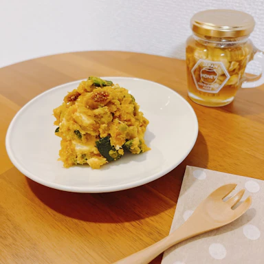 【レシピ】カボチャのデリ風サラダ〈 いちじく漬け〉