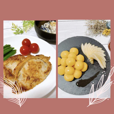【レシピ】豚肉のハチミツ味噌焼き|秋ナスのハチミツ入り白和え|お月見かぼちゃ団子 ハチミツがけ