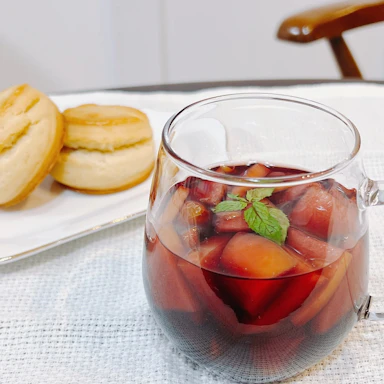 ハチミツと紅茶のサングリア風