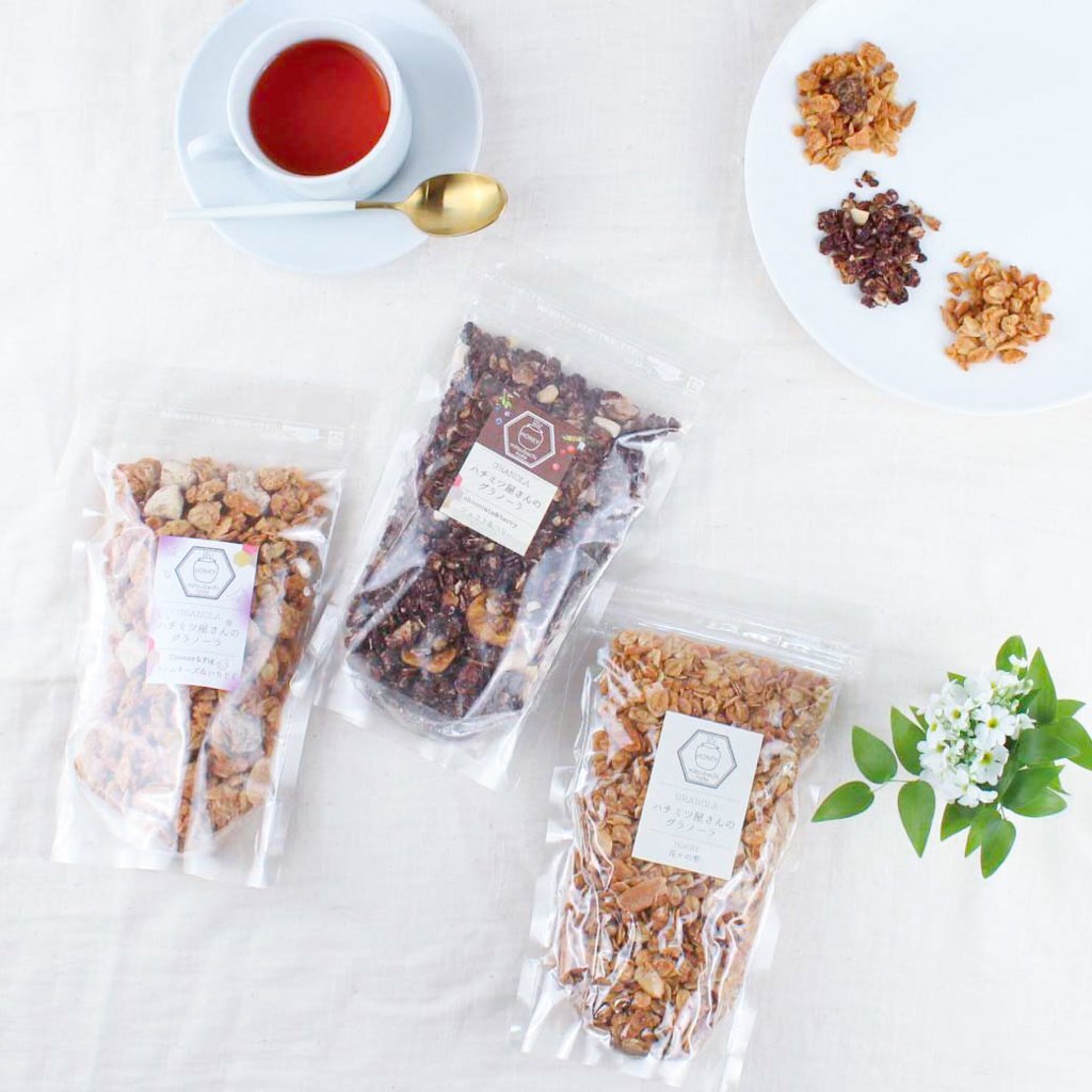 グラノーラ 3種セット みつばちのーと