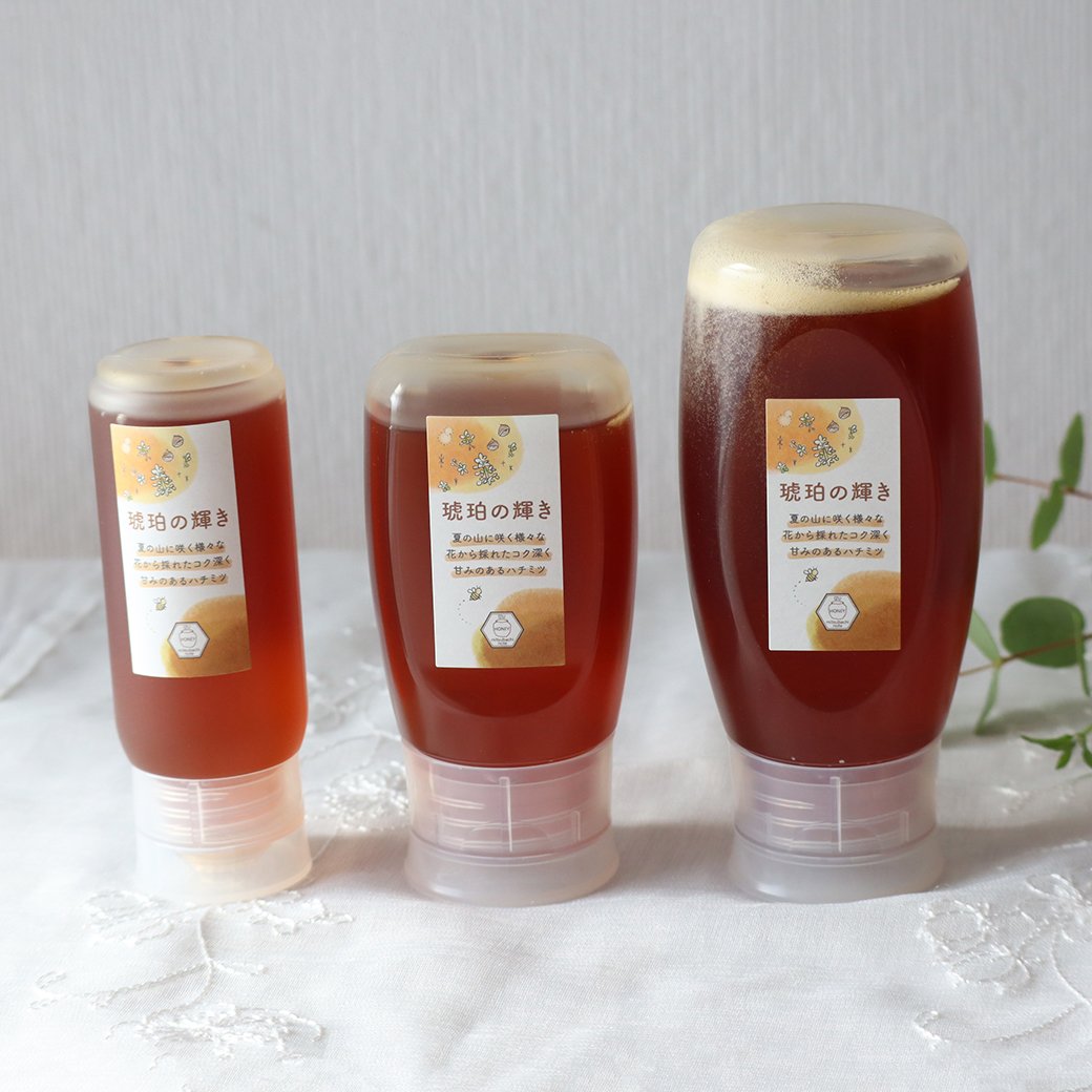 琥珀の輝き（瓶タイプ） みつばちのーと