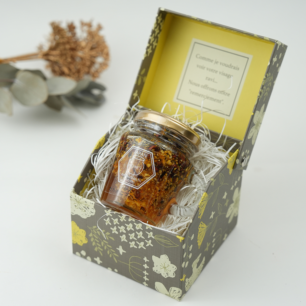 新商品】みかんカカオニブハニー ※2/23(月)まで みつばちのーと